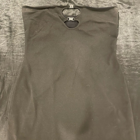 Black Alexander wang tube top dress worn one time great condition size small